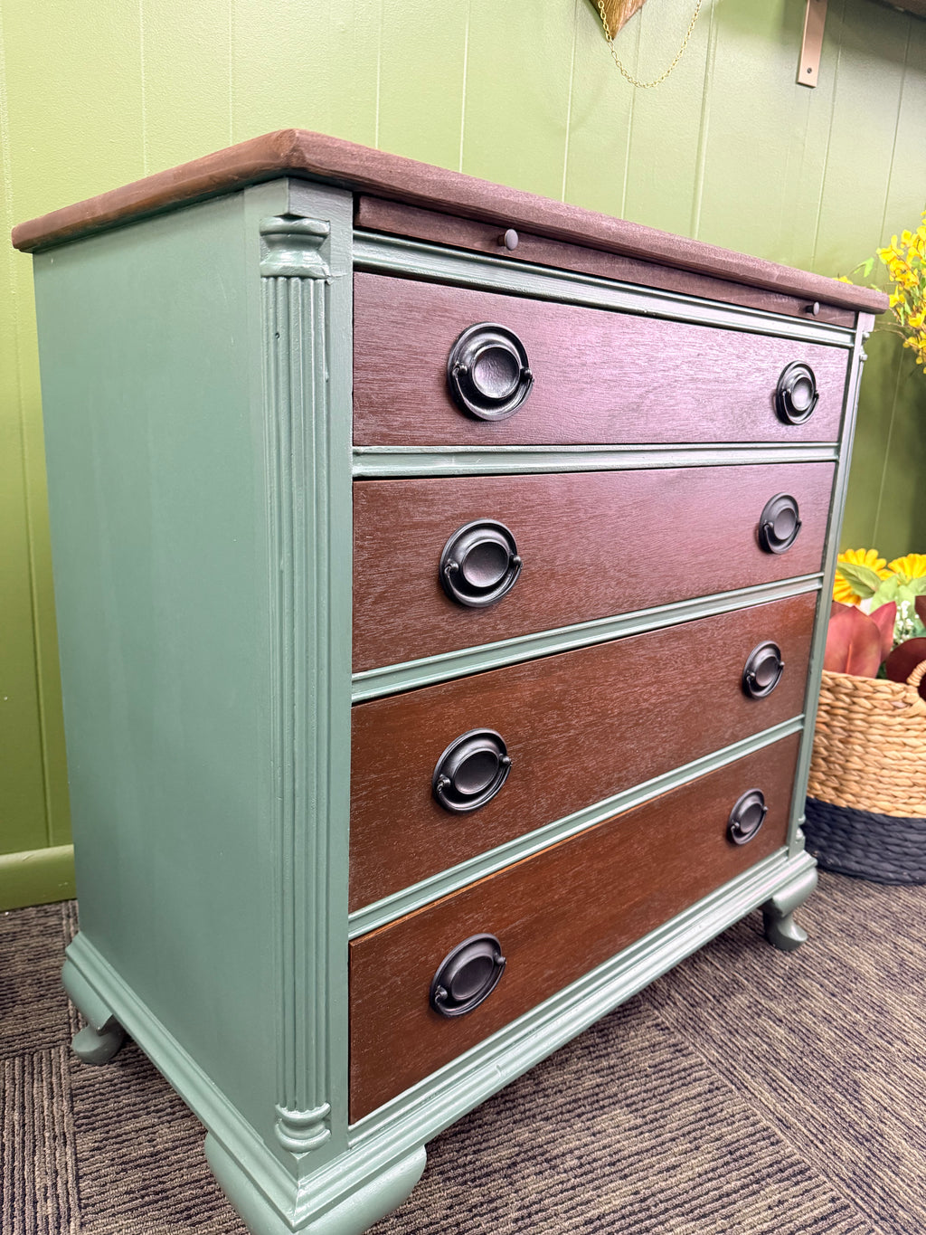Green Butler’s Dresser