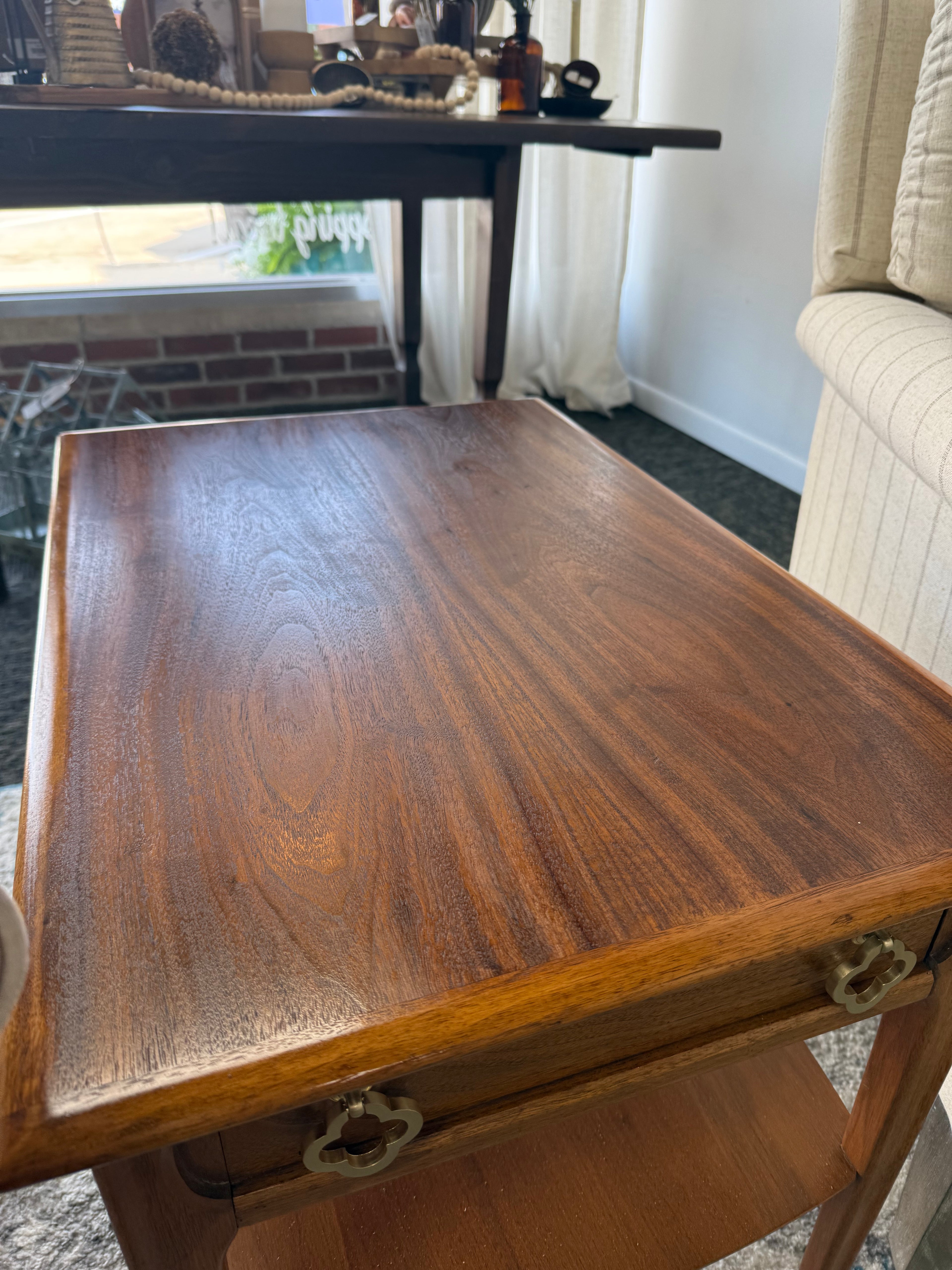 Mersman Walnut Side Table