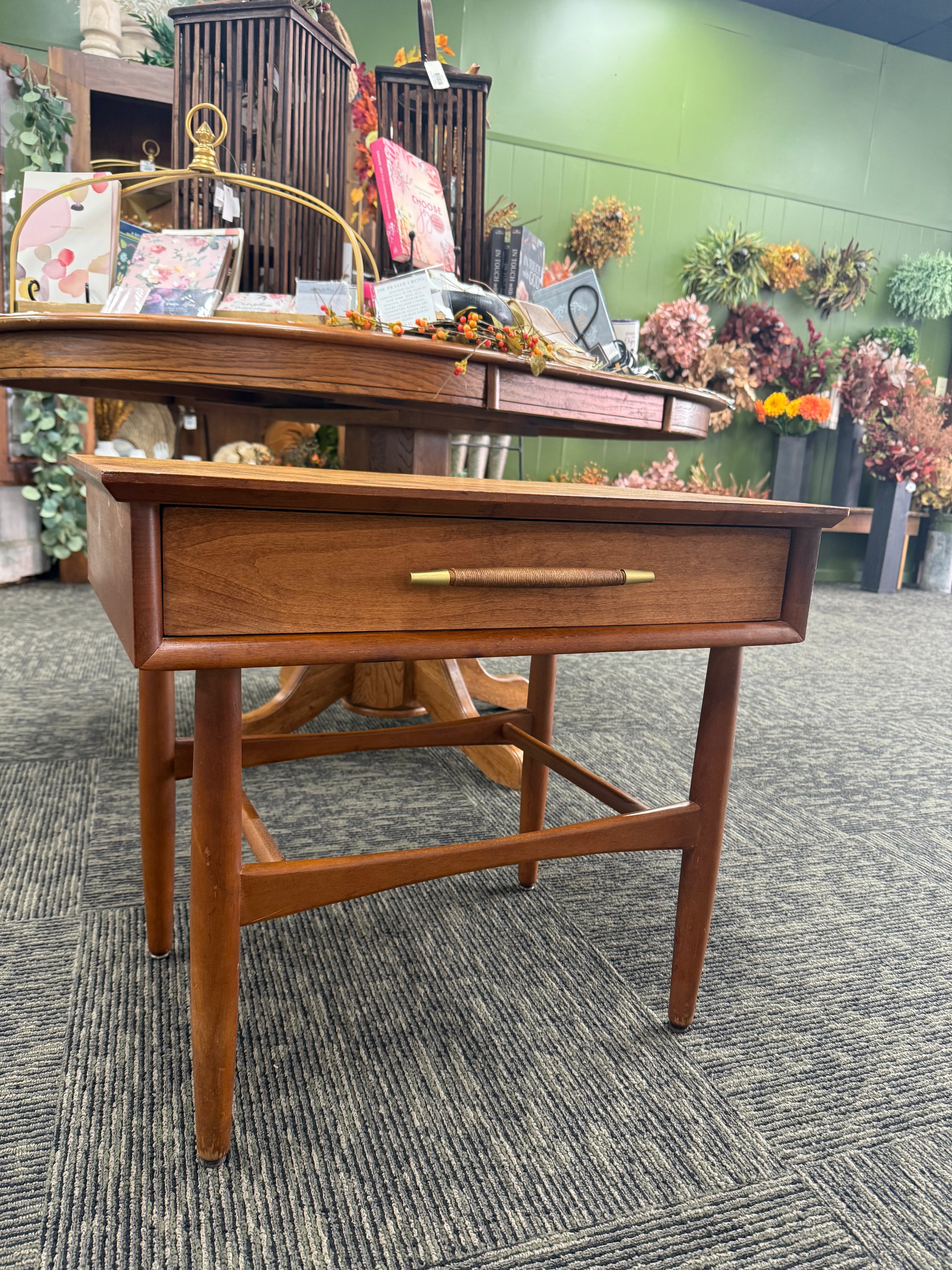 Vintage Side Table with Drawer