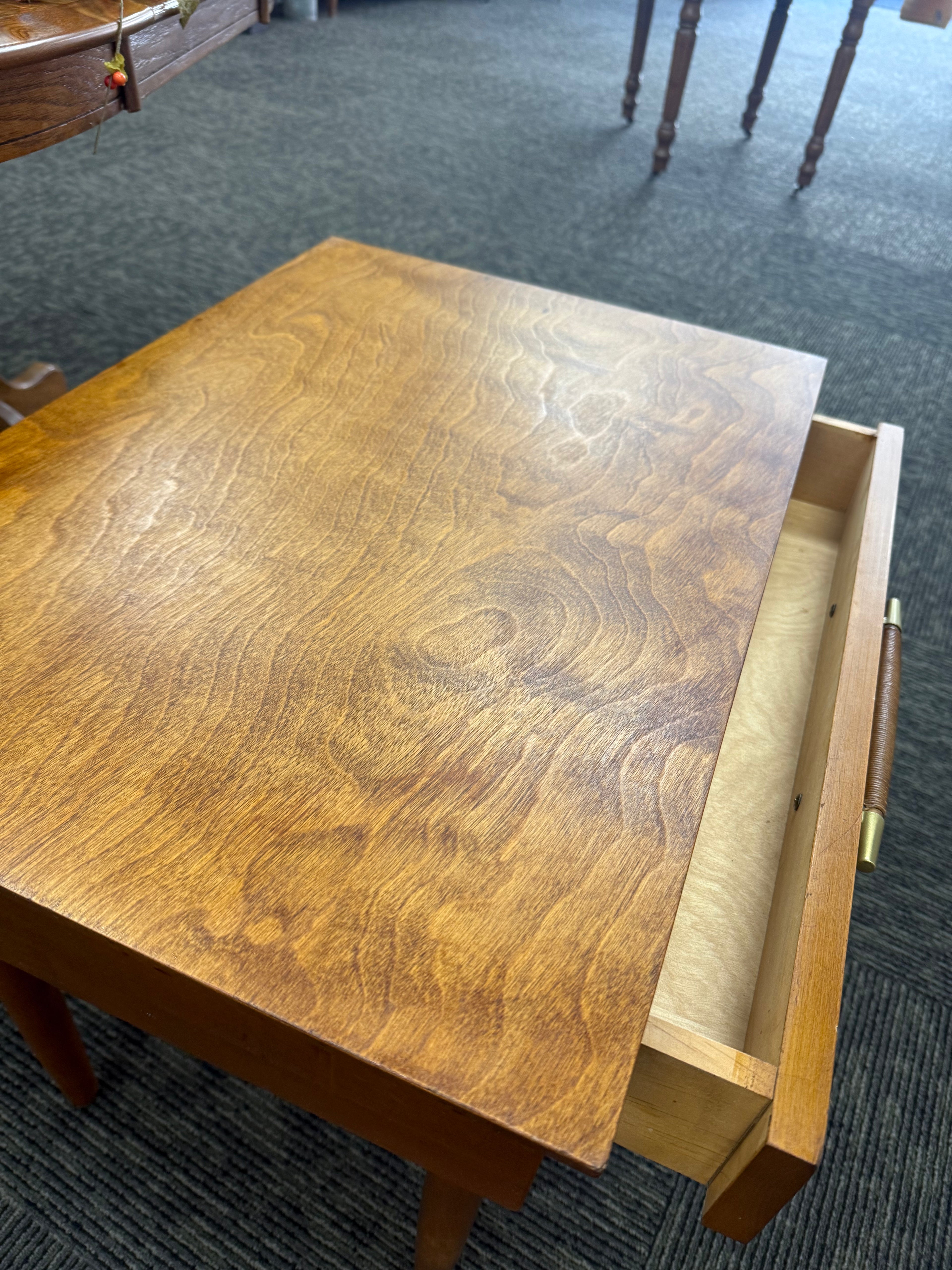 Vintage Side Table with Drawer
