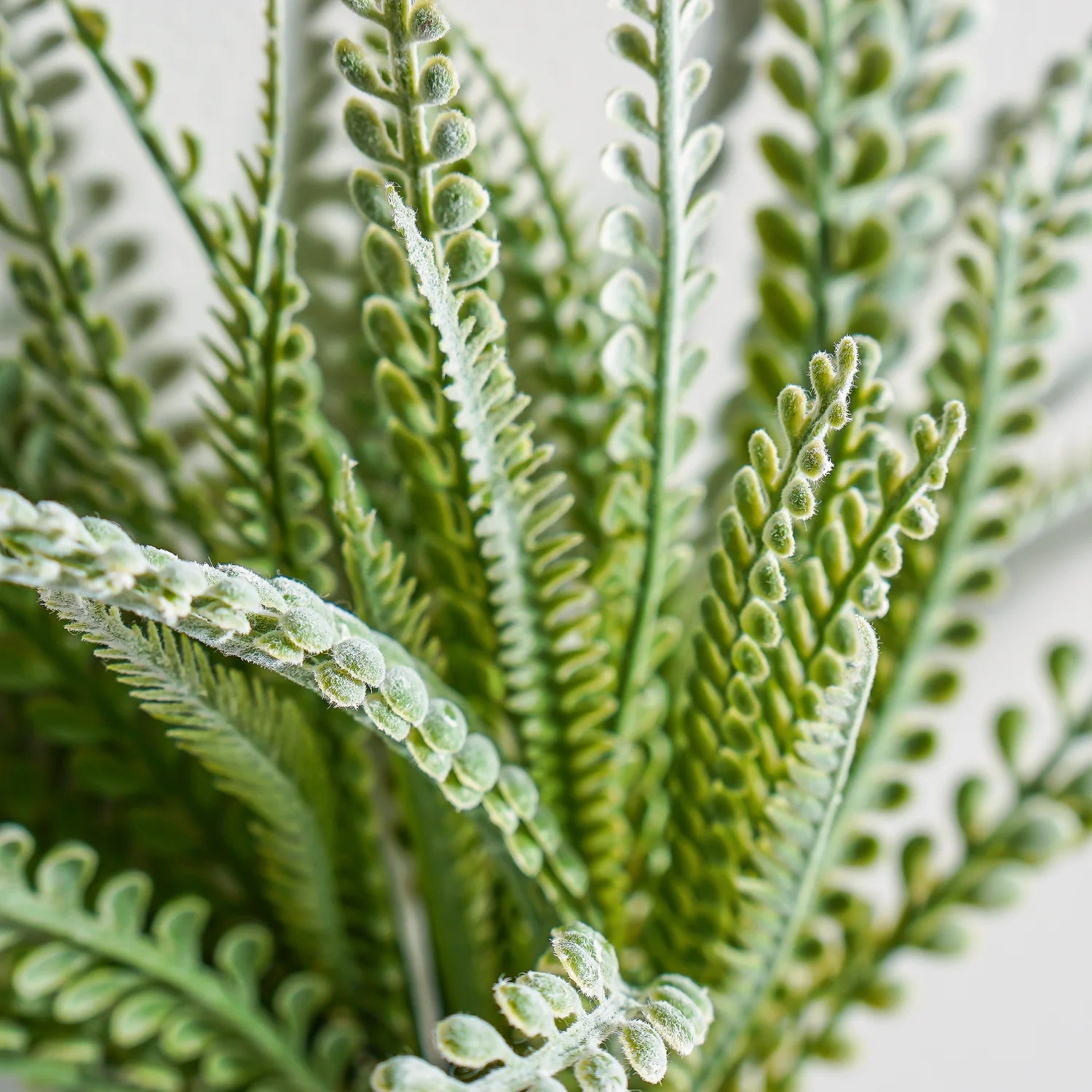 Levi Flocked Foliage Bush