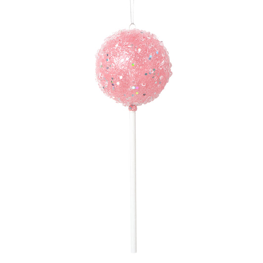 Pink Round Lollipop Ornament