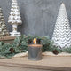 Black Glass 3D Flame Candle.
