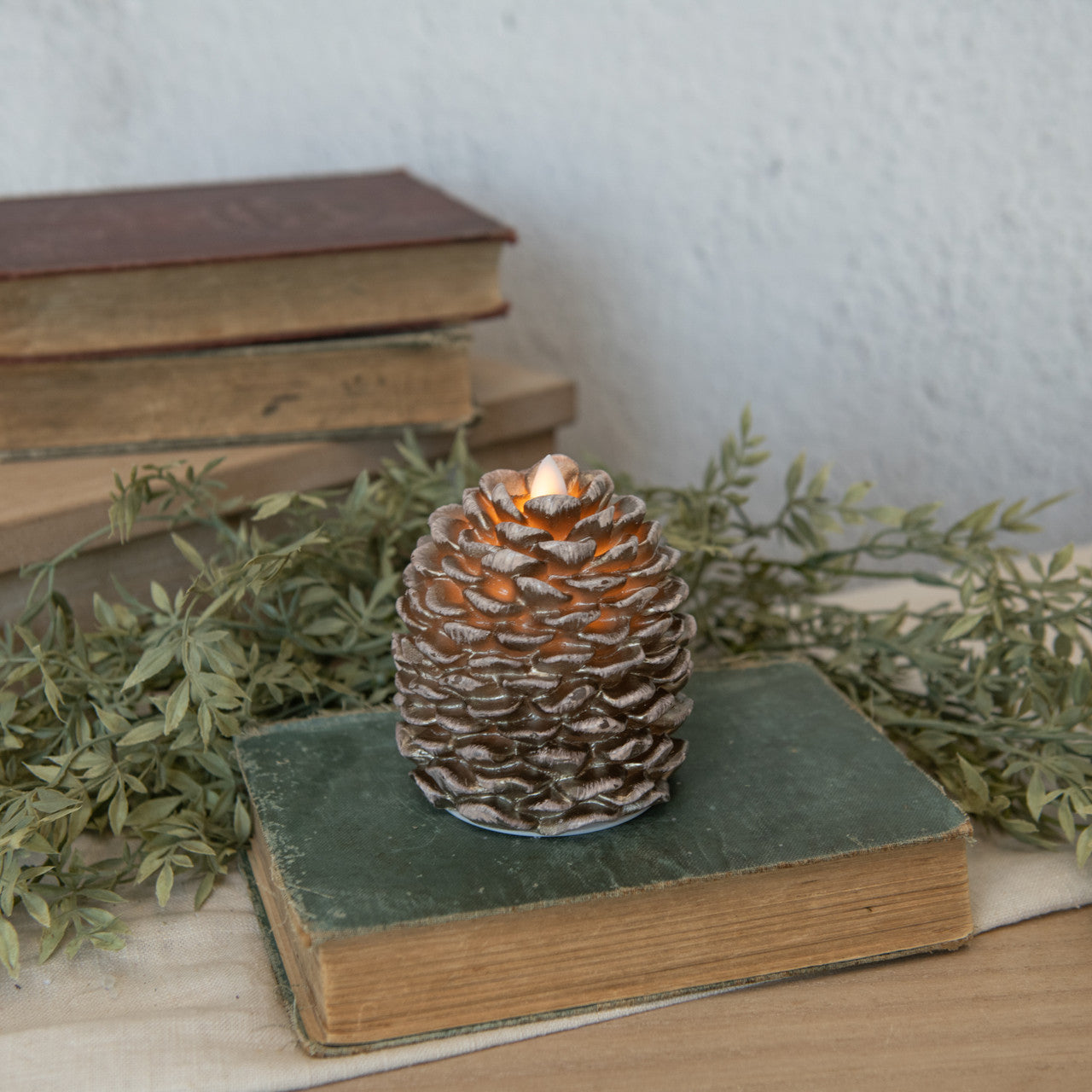Pinecone Candle {Moving Flame}