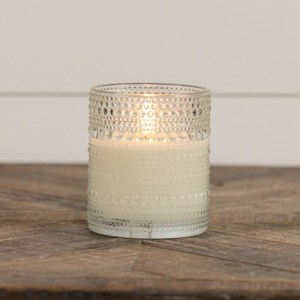 Dotted Glass 3D Candle