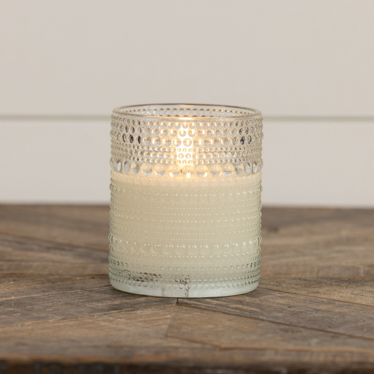 Dotted Glass 3D Candle