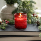 Dotted Glass 3D Candle