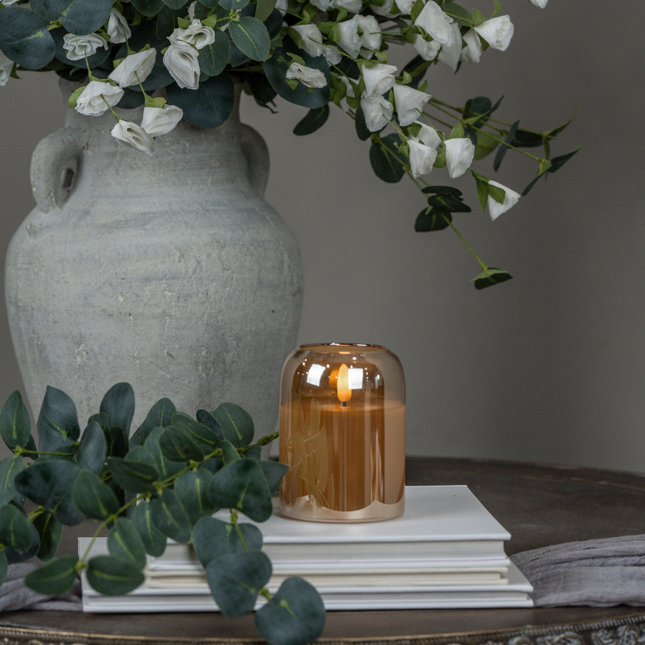 Champagne Flameless Candle
