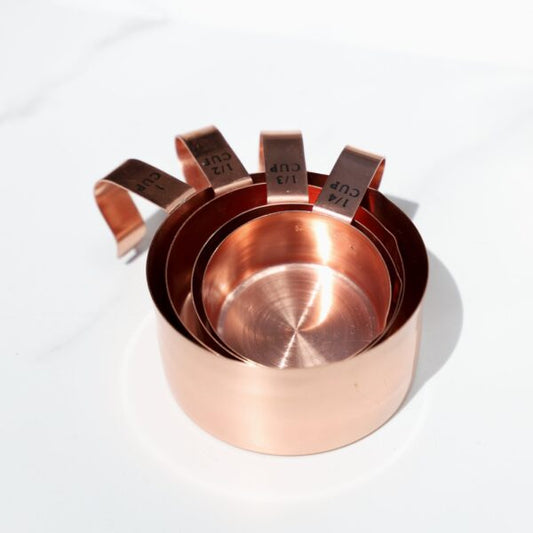 Copper Plated Measuring Cups