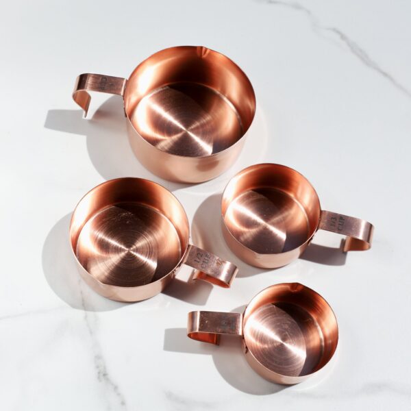 Copper Plated Measuring Cups