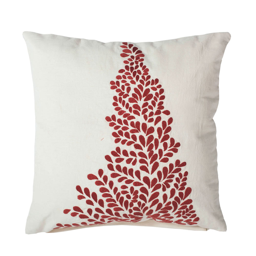 Satin Stich Tree Pillow