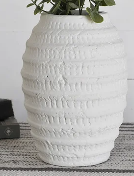 White Washed Vase