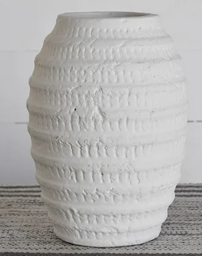 White Washed Vase