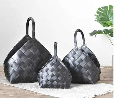 Black Weave Baskets