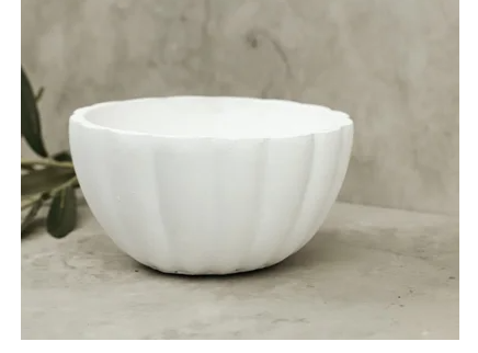 White Pattern Bowl