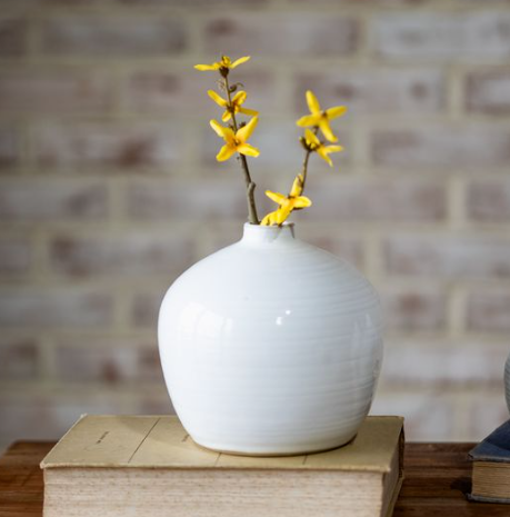 White Ceramic Vase