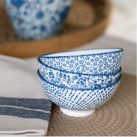 Blue Floral Dishes