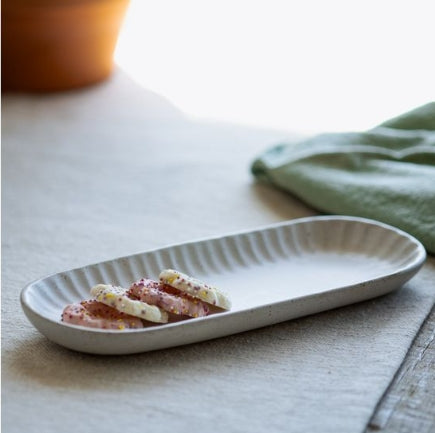 White Oblong Platter
