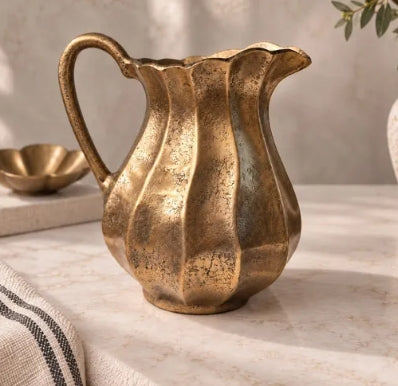 Gold Stripe Pitcher