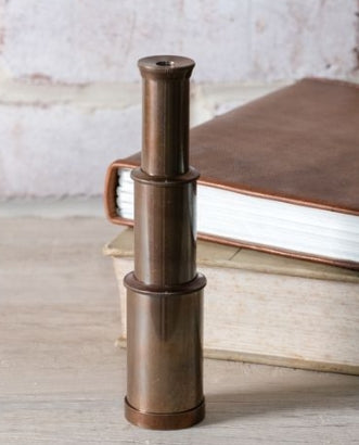 Antique Brass Telescope