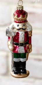 Glass Nutcracker Ornaments