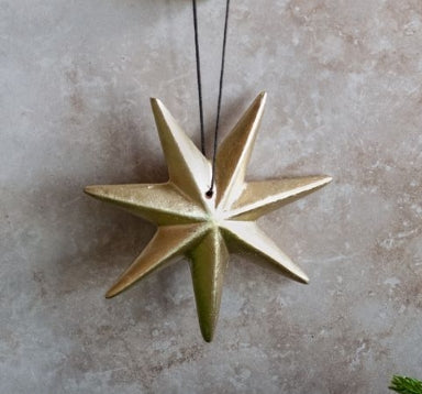 Gold Star Ornament