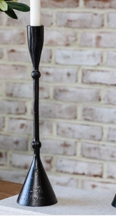 Black bead Candle Holders
