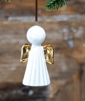 Gold Winged Angel Ornament