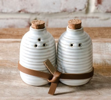 Glazed Salt & Pepper Shakers