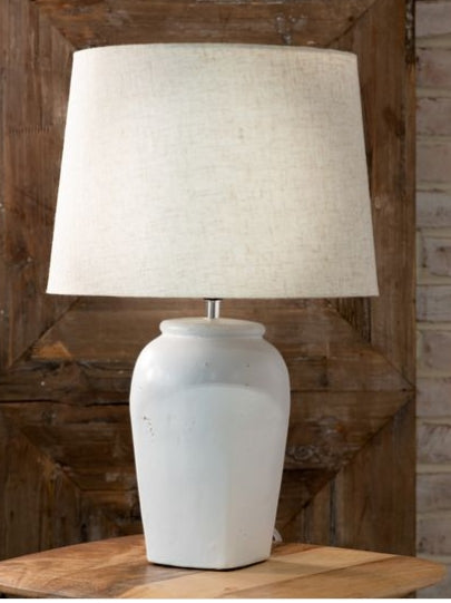 White Oat Table Lamp