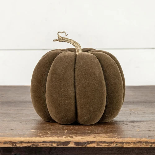 Velvet/Flocked Pumpkins