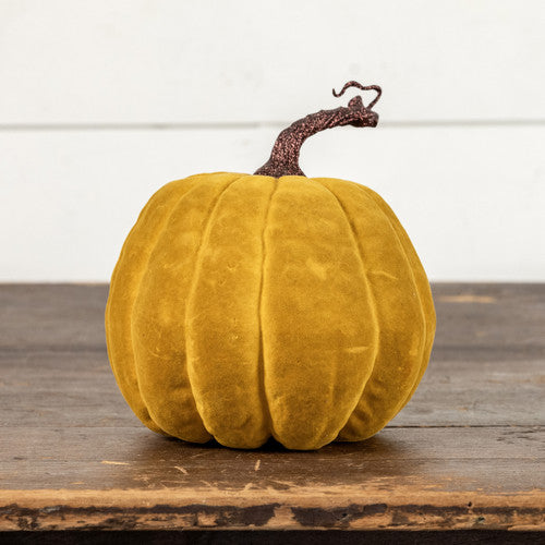 Velvet/Flocked Pumpkins
