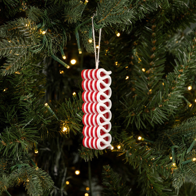 Red & White Candy Ornament