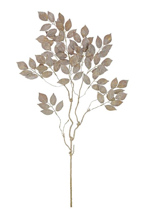 Glittered Mulberry Leaf Stem