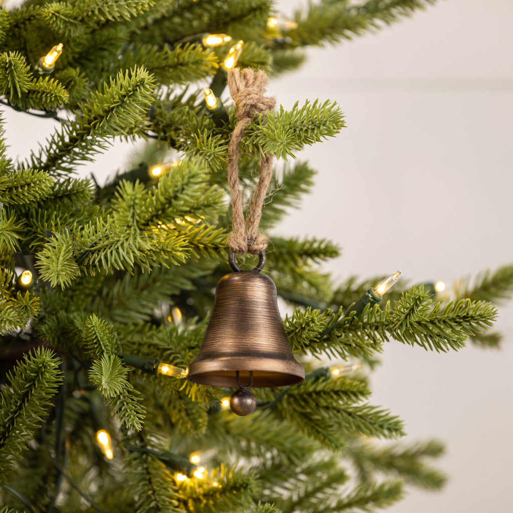 2.5" Bronze Faith Bell Ornament