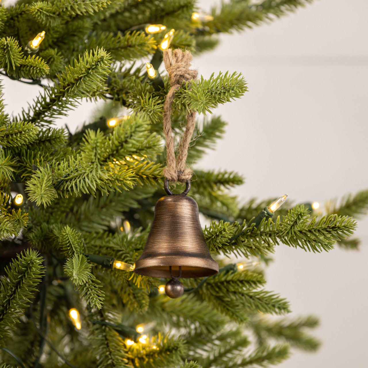 2.5" Bronze Faith Bell Ornament