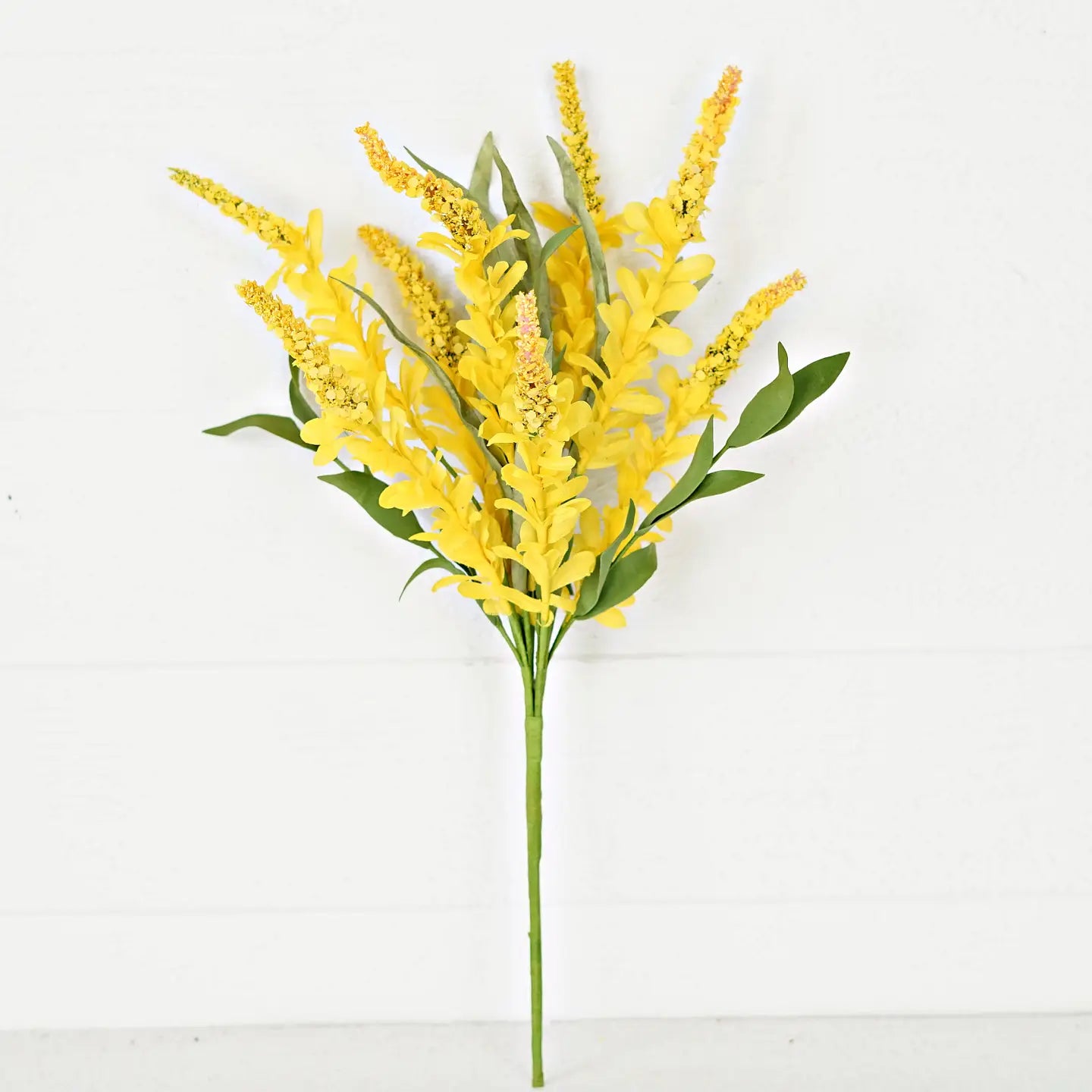Yellow Cluster Flowers with Heather