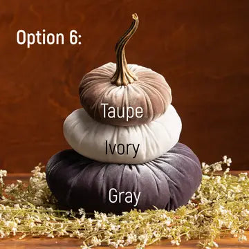 Velvet Pumpkins