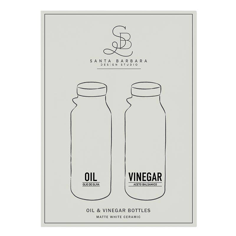 Oil + Vinegar Bottles {Set}