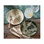 Wilde Pine Juniper Appetizer Plate Spruce Stoneware
