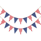 Stars and Stripes Pennant Banner