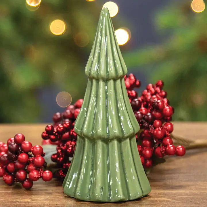 Green Christmas Ceramic Tree
