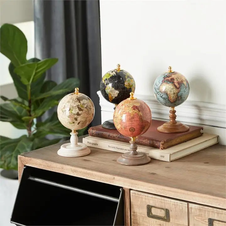 Multi Colored Small Desk Globe