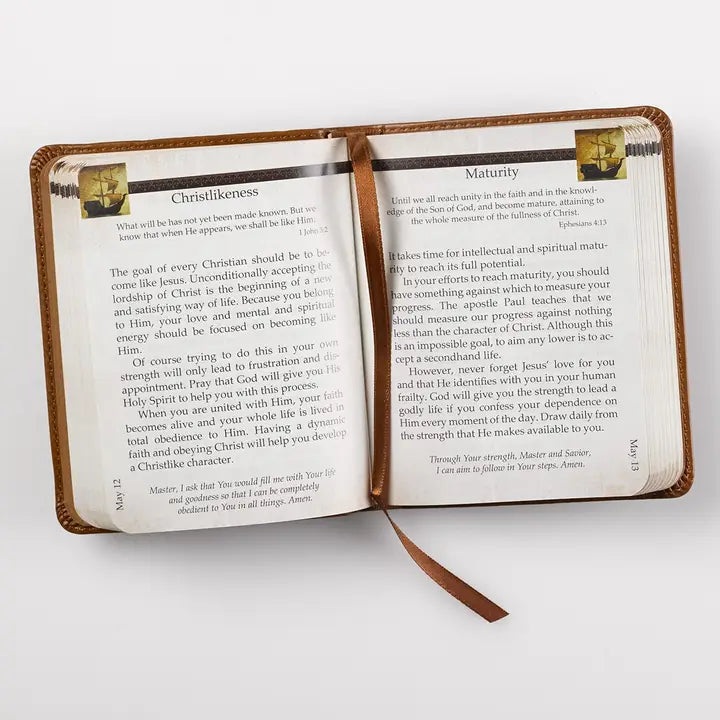 One Minute Devotions ~Grace for Today {Leather Cover}