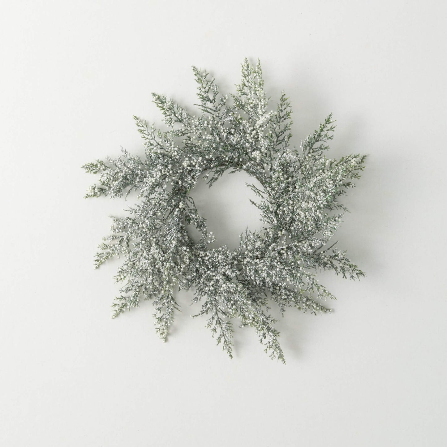 White Cedar Bubble Wreath