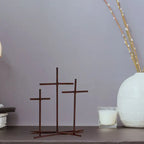 Tabletop Cross Metal Golgotha Nail