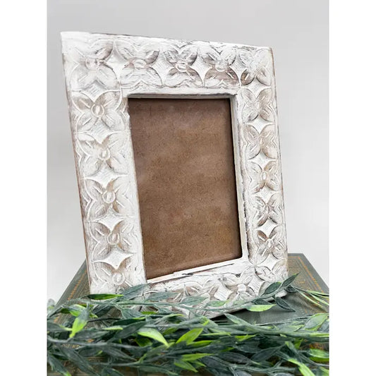 White Washed Photo Frame