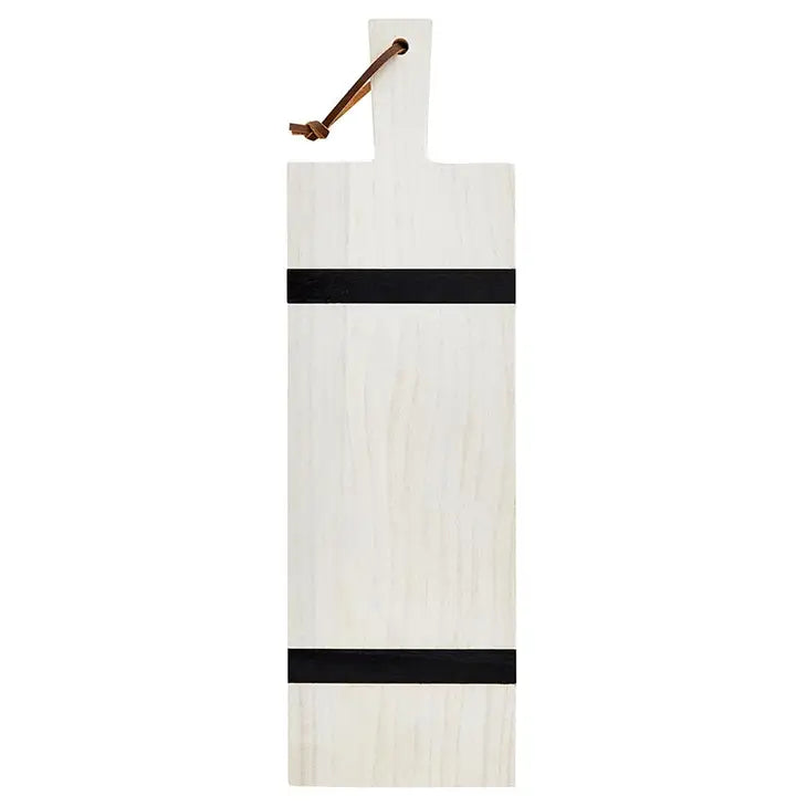 Black Stripe Charcuterie Wood Board