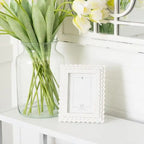 Wood Scallop Photo Frame