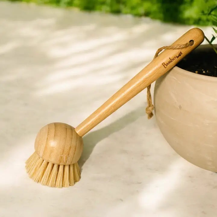 Bamboo Kitchen Dish Scrubber